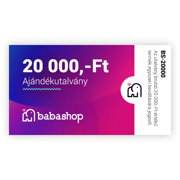 babashop.hu - 20.000 Ft-os ajándékutalvány