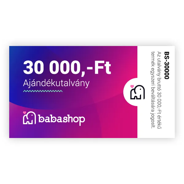 babashop.hu - 30.000 Ft-os ajándékutalvány