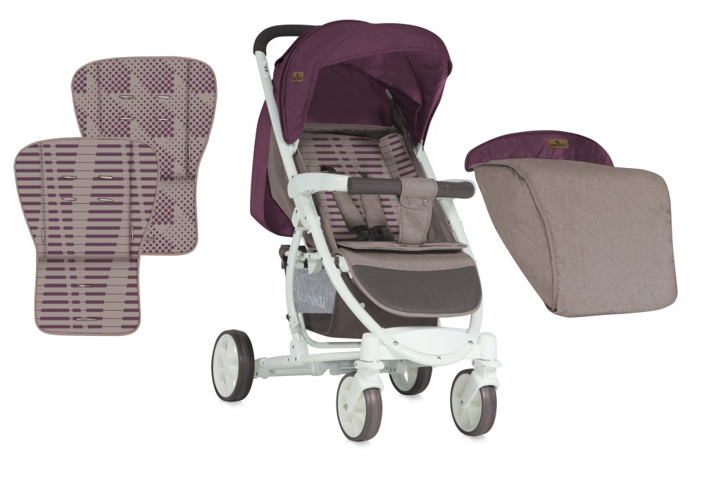 babashop.hu - Lorelli S-300 sport babakocsi + lábzsák - Beige&Red 2018
