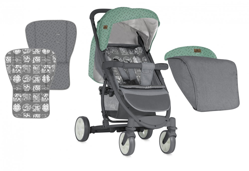 babashop.hu - Lorelli S-300 sport babakocsi + lábzsák - Green&Grey 2018