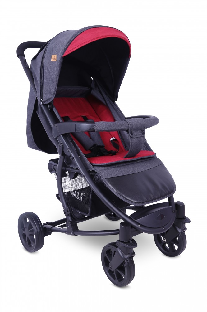 babashop.hu - Lorelli S-300 sport babakocsi + lábzsák - Black&Red 2019