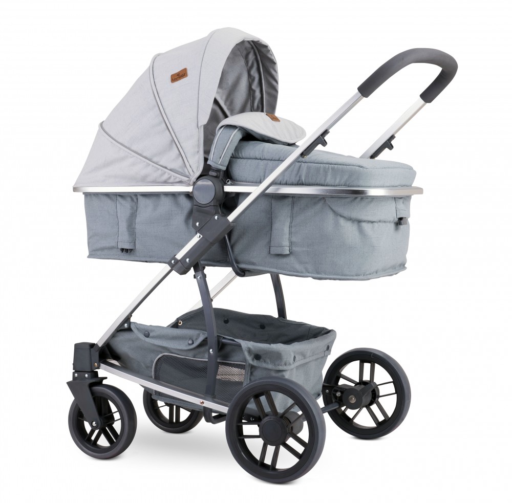 babashop.hu - Lorelli S-500 SET multifunkciós babakocsi - Grey Venice 2019