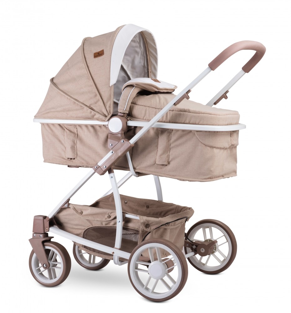 babashop.hu - Lorelli S-500 SET multifunkciós babakocsi - Beige Triangles 2019
