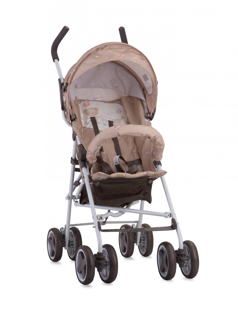 babashop.hu - Lorelli Trek sport babakocsi - Beige Bear Party 2019