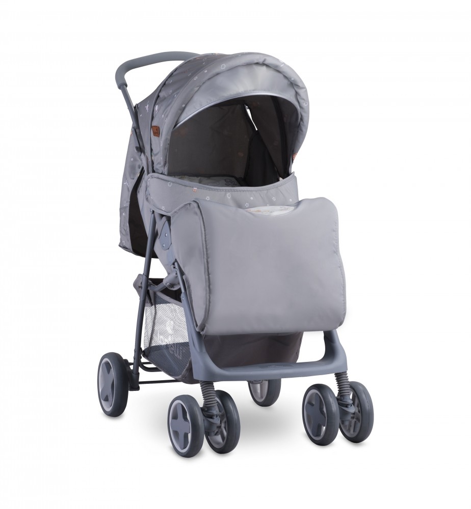 babashop.hu - Lorelli Terra sport babakocsi + lábzsák - Grey Bear Party 2019