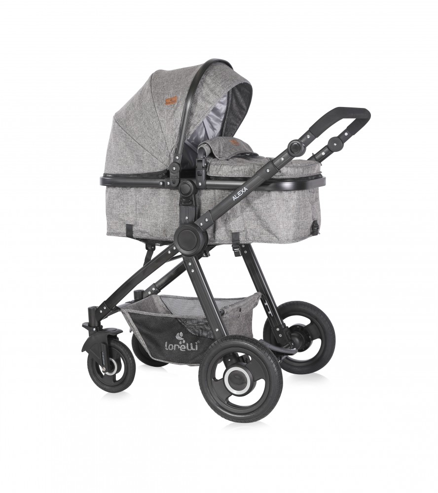babashop.hu - Lorelli Alexa SET babakocsi mózessé alakítható sport résszel - Dark Grey 2019