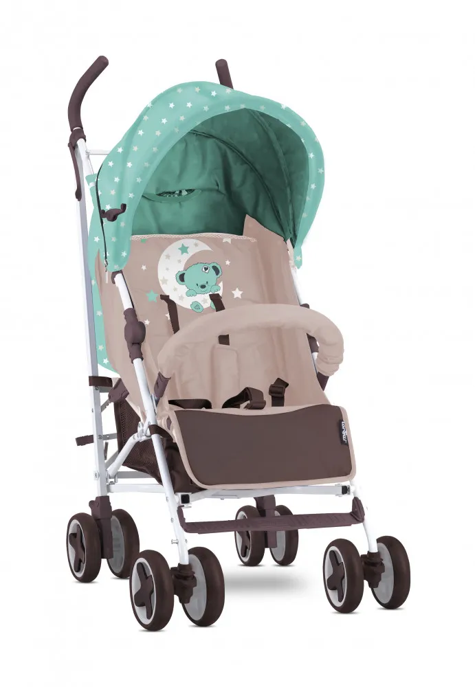 babashop.hu - Lorelli Ida sport babakocsi - Green&Beige Moon Bear 2019