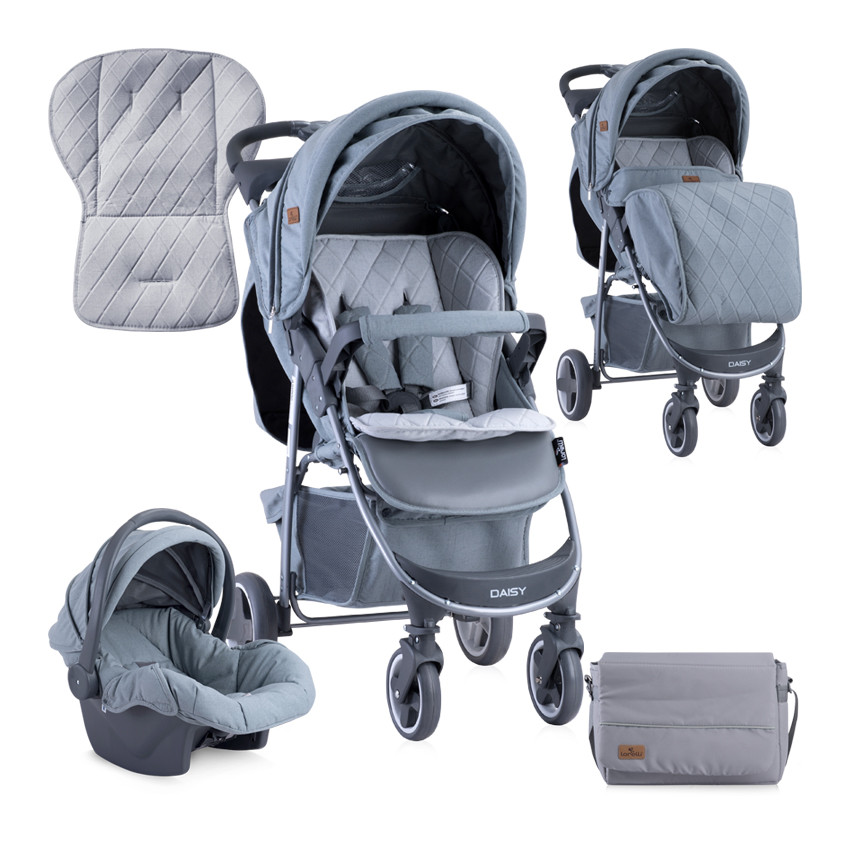 babashop.hu - Lorelli Daisy SET sport babakocsi - Grey 2019