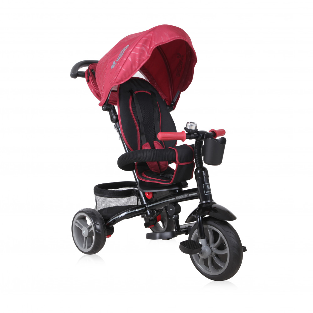 babashop.hu - Lorelli Rocket tricikli - Black&Red
