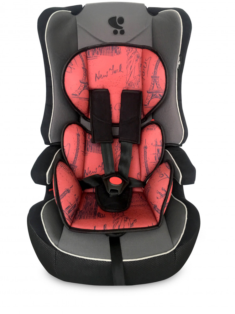 babashop.hu - Lorelli Explorer autósülés 9-36kg - Black&Red Cities 2019