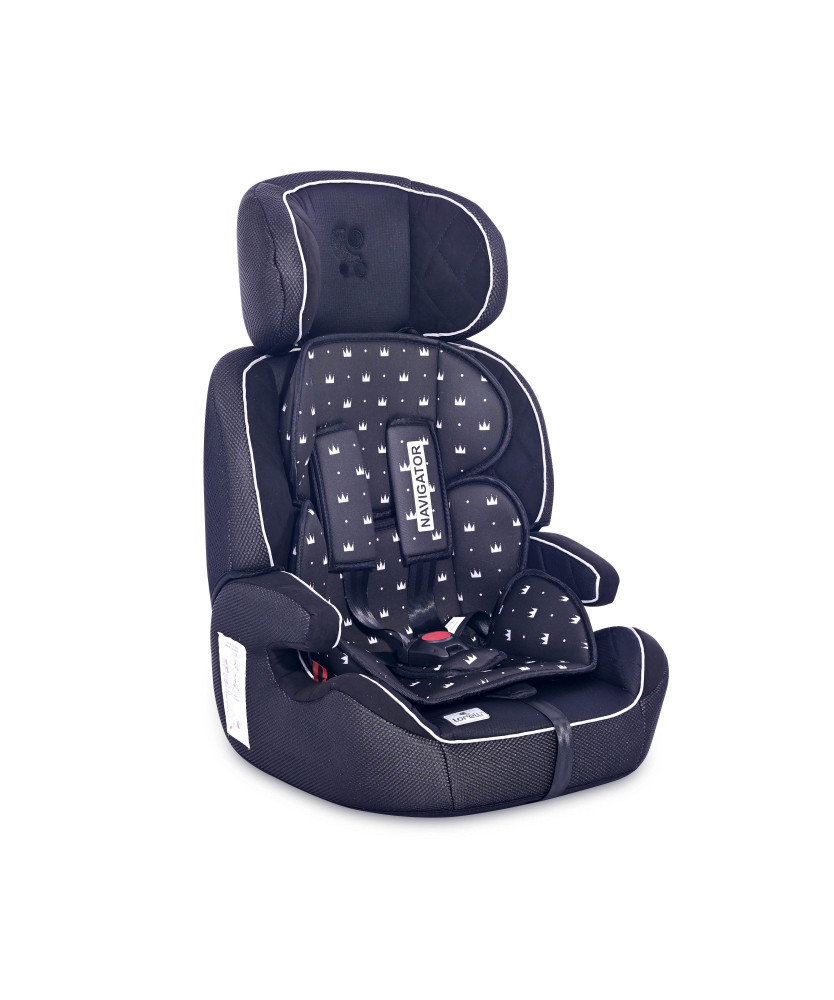 babashop.hu - Lorelli Navigator autósülés 9-36kg - Black Crowns 2021