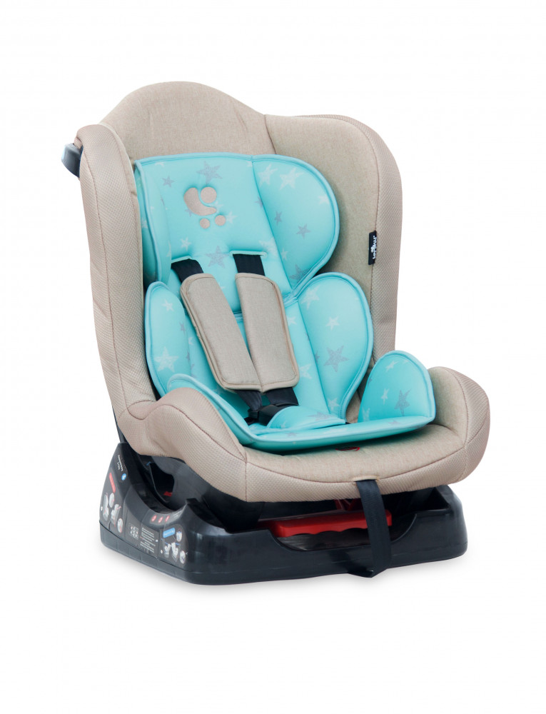 babashop.hu - Lorelli Saturn autósülés 0-18kg - Beige&Green Stars 2019