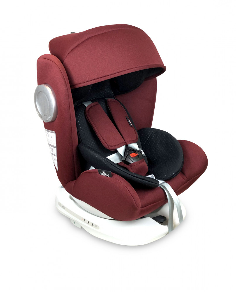 babashop.hu - Lorelli Lusso SPS isofix autósülés 0-36kg - Red&Black 2019