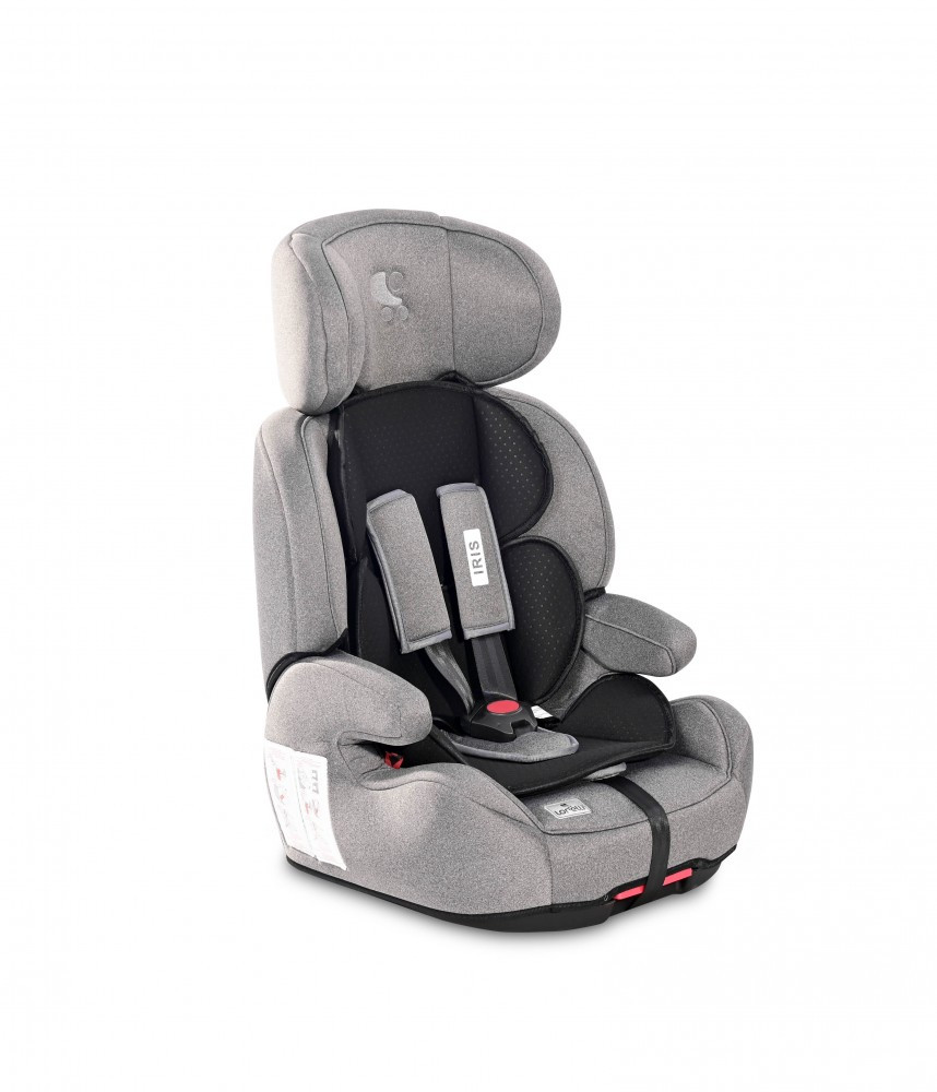 babashop.hu - Lorelli Iris isofix autósülés 9-36kg - Steel & Black 2021