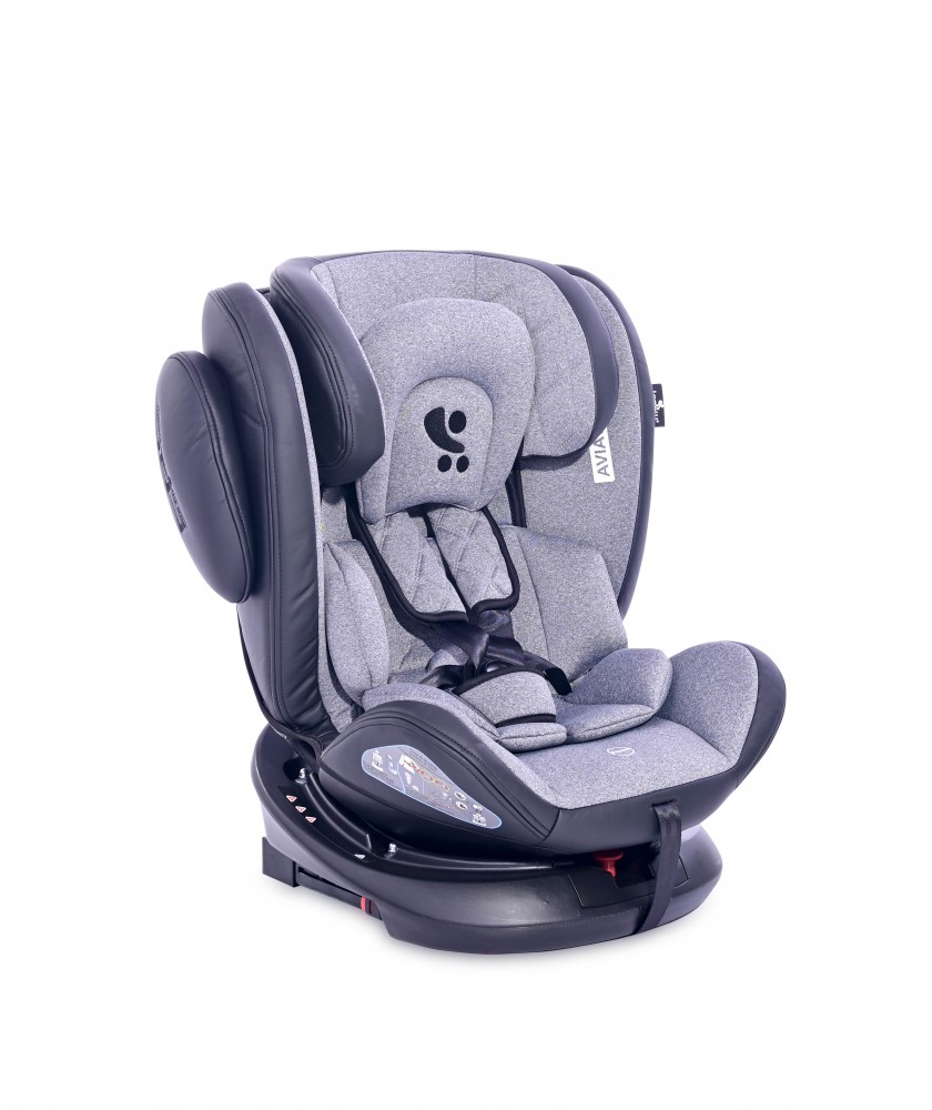 babashop.hu - Lorelli Aviator SPS isofix autósülés 0-36kg - Black&Light Grey 2021