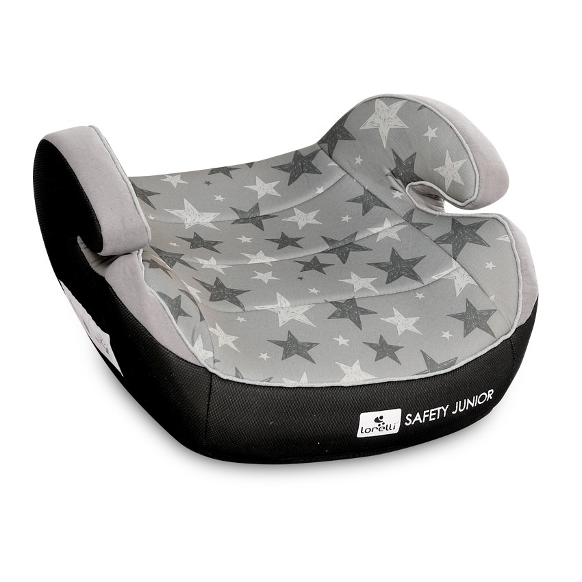 babashop.hu - Lorelli Safety Junior isofix autós ülésmagasító 15-36kg - Grey Stars 2020