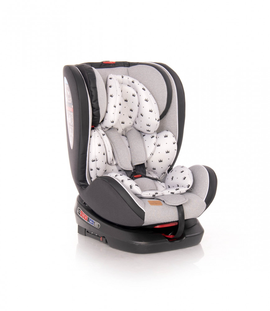 babashop.hu - Lorelli Nebula isofix autósülés 0-36kg - Grey Crowns 2020