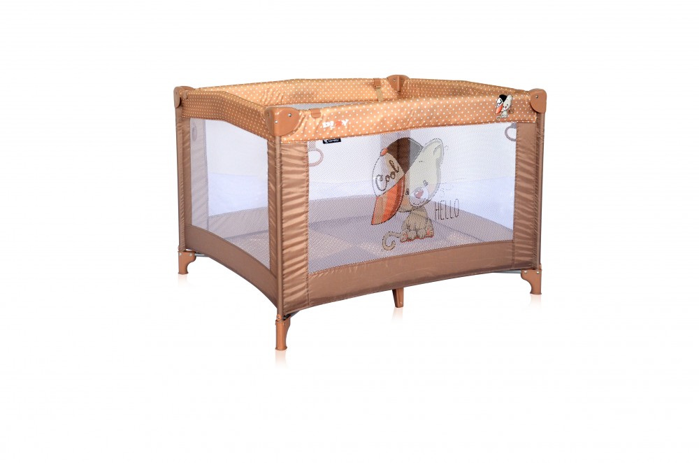 babashop.hu - Lorelli Play utazó járóka - Beige Cool Cat 2019