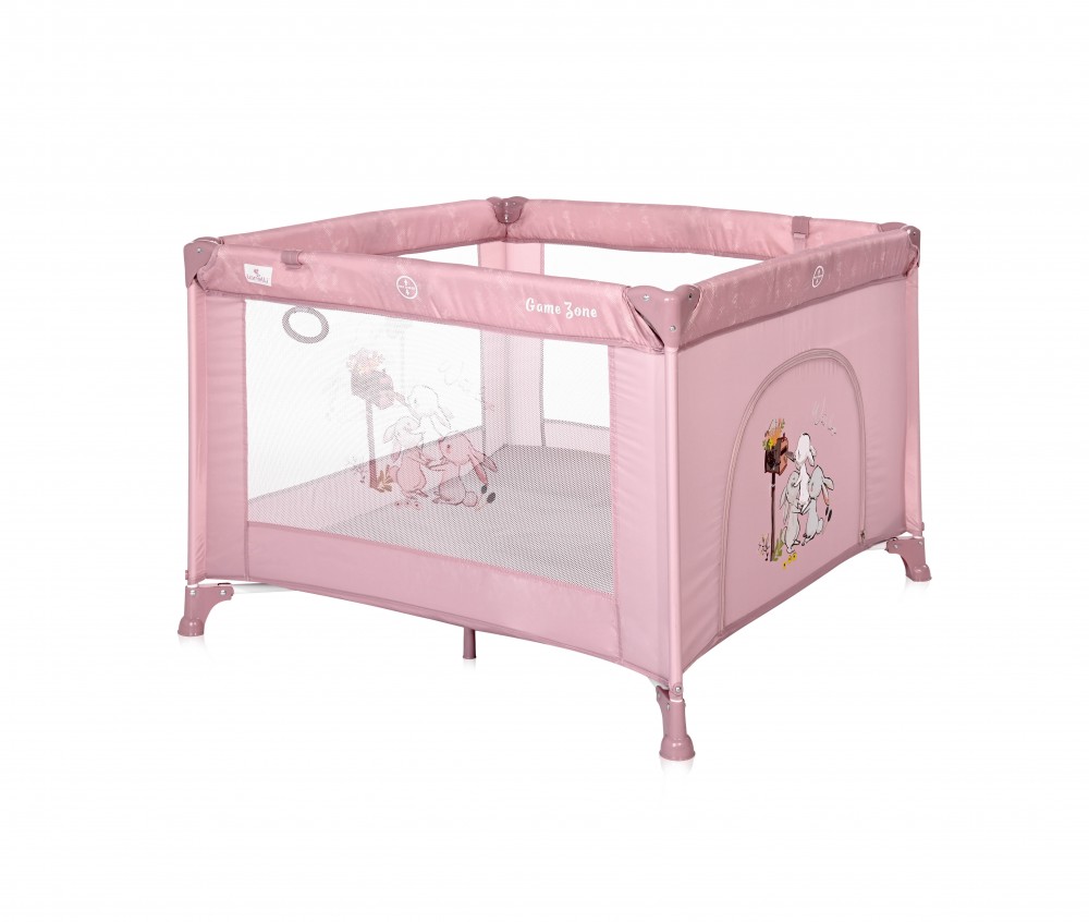 babashop.hu - Lorelli Game Zone utazó járóka - Beige Rose Rabbits 2021