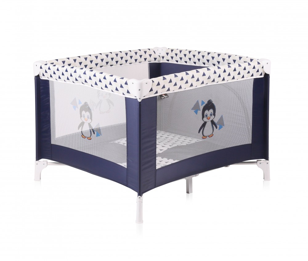 babashop.hu - Lorelli Play Station utazó járóka - Blue&White Penguin 2019