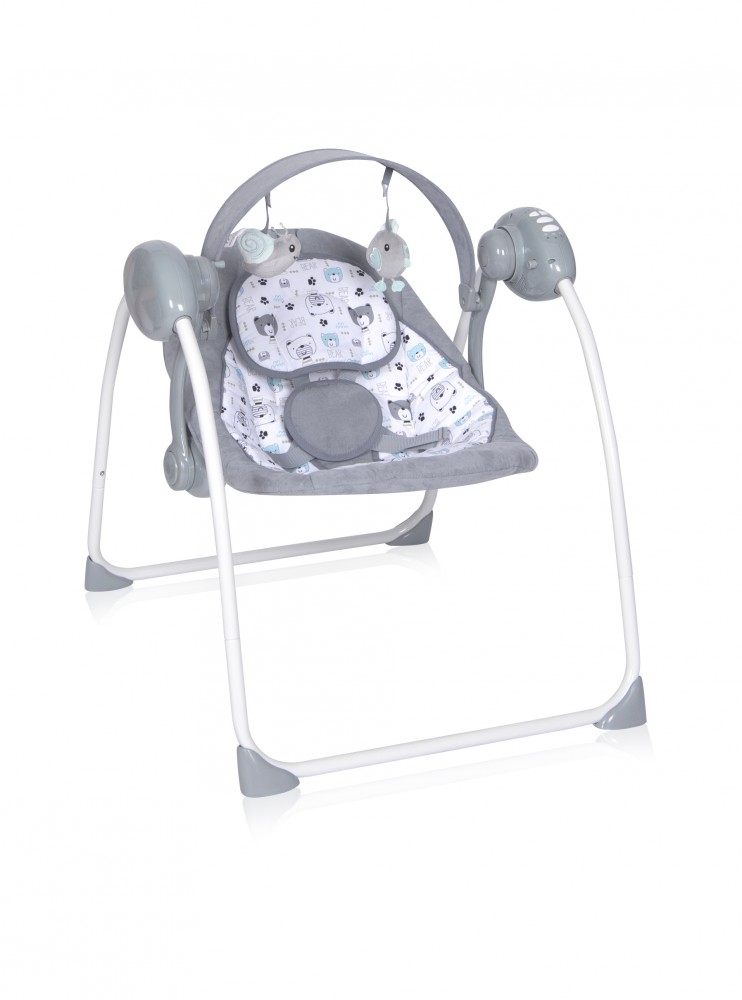 babashop.hu - Lorelli Portofino elektromos babahinta - Grey 2019