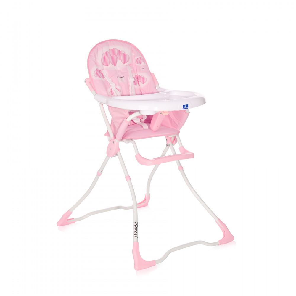 babashop.hu - Lorelli Marcel fix etetőszék - Pink Hearts 2021