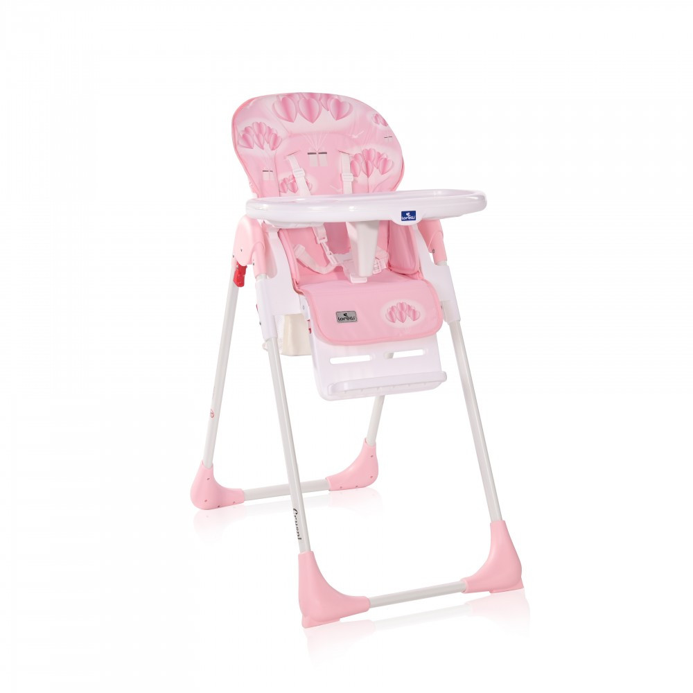 babashop.hu - Lorelli Cryspi multifunkciós etetőszék - Pink Hearts 2021