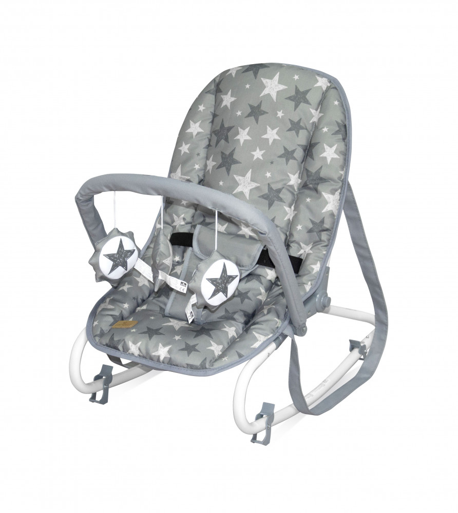 babashop.hu - Lorelli Top Relax pihenőszék 0-9kg - Grey Stars 2020
