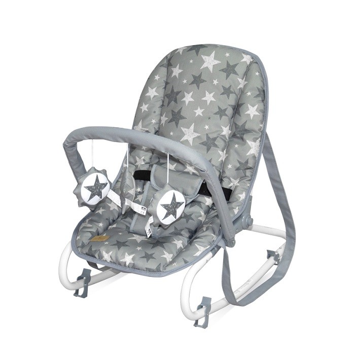 babashop.hu - Lorelli Rock Star pihenőszék 0-9kg - Grey Stars 2020