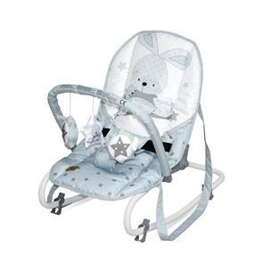 babashop.hu - Lorelli Rock Star pihenőszék 0-9kg - Blue Bunny 2020
