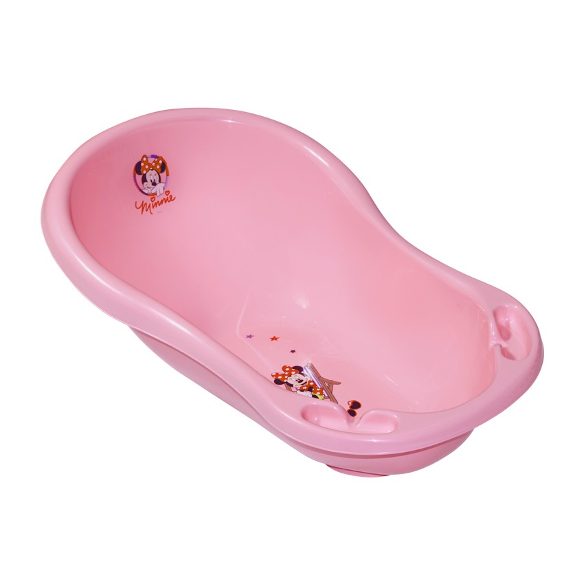 babashop.hu - Lorelli piskóta kád leeresztő dugóval 84cm - Pink Minnie egér