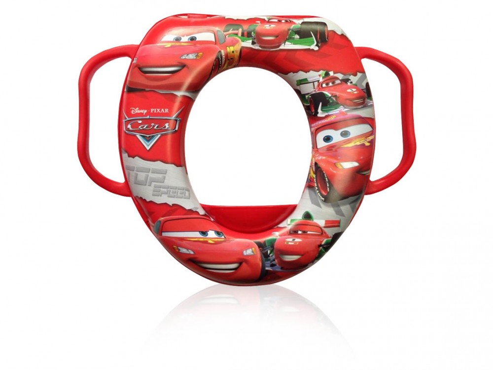 babashop.hu - Lorelli Disney mintás párnázott WC szűkítő - Verdák / piros