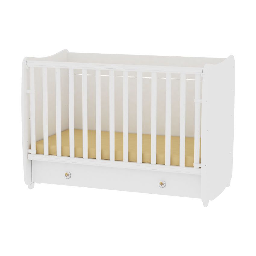 babashop.hu - Lorelli Dream kiságy 60x120 - White - Fehér 2016