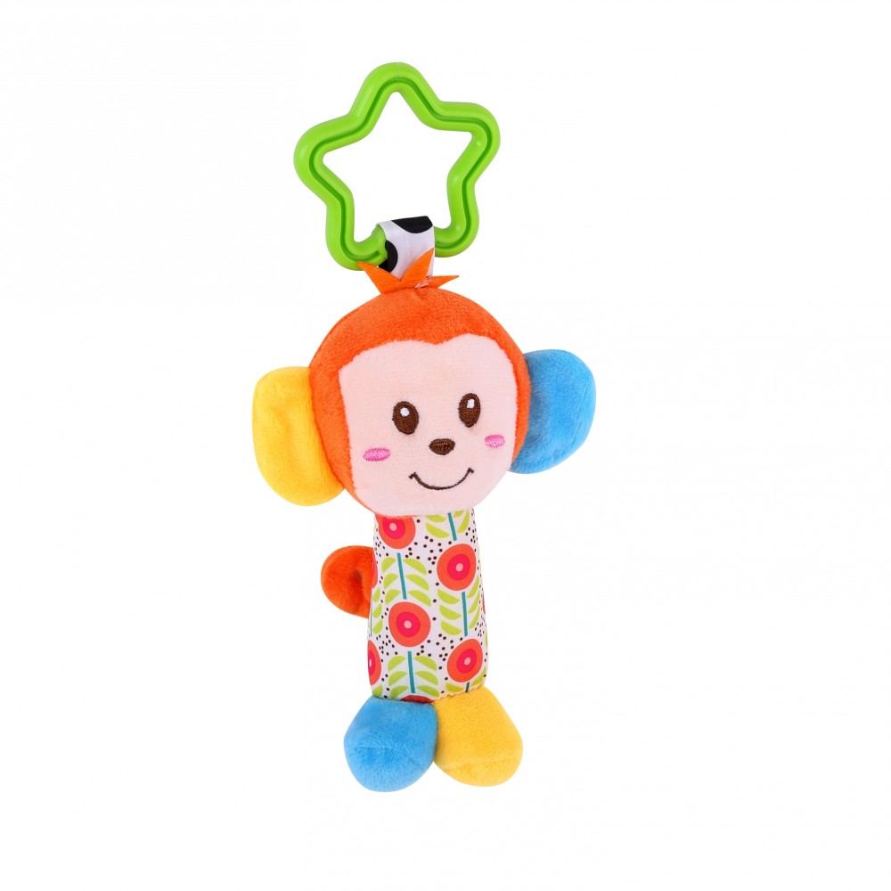 babashop.hu - Lorelli Toys plüss csörgő - majom