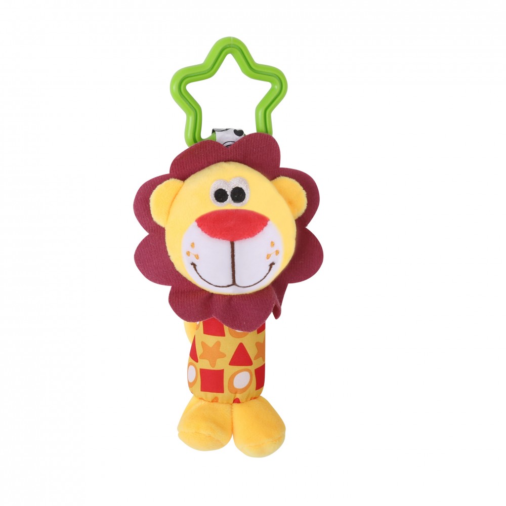 babashop.hu - Lorelli Toys plüss csörgő - oroszlán