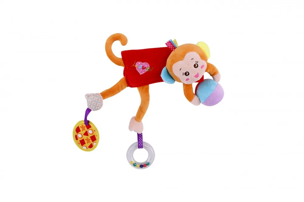 babashop.hu - Lorelli Toys plüss babakocsi játék - majom