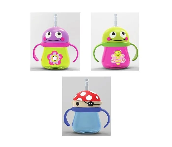 babashop.hu - Baby Care mosolygós tetejű, szíavószálas itató fogantyúval