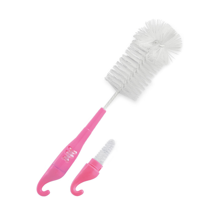 babashop.hu - Baby Care cumi és cumisüvegmosó kefe pink