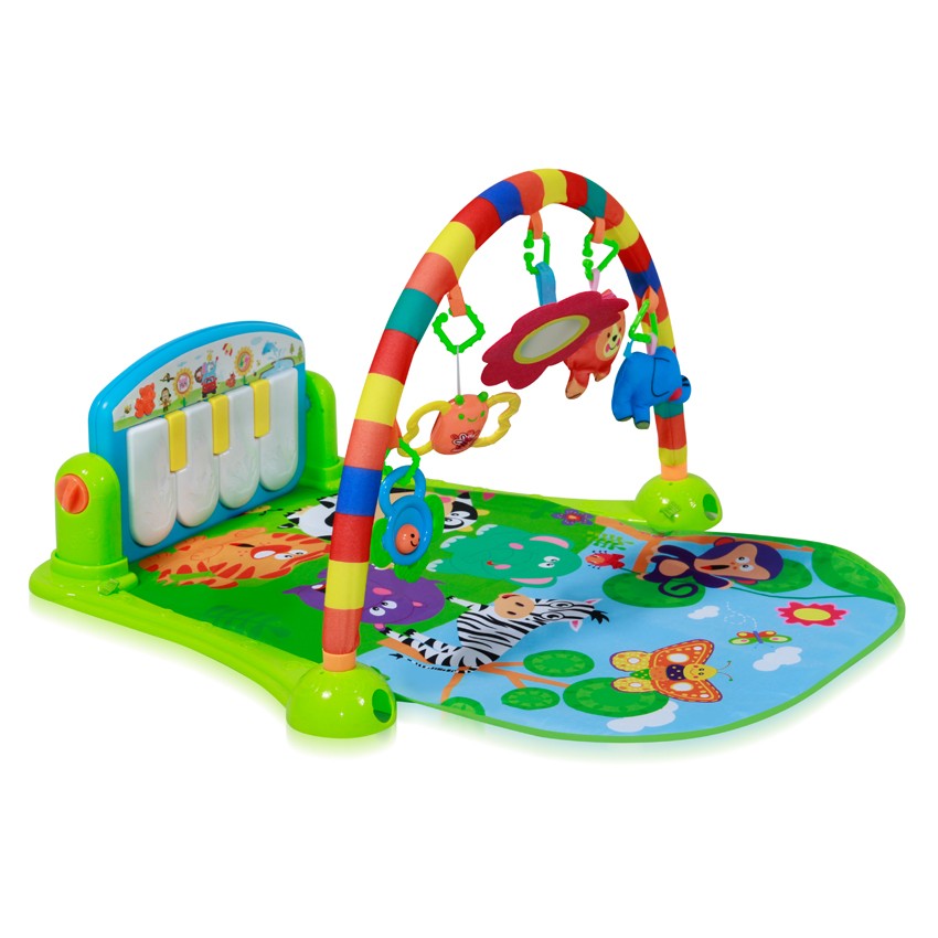 babashop.hu - Lorelli Toys játszószőnyeg - Piano Gym Blue/Kék