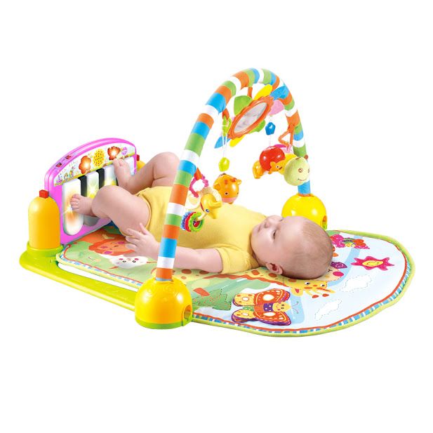 babashop.hu - Lorelli Toys játszószőnyeg - Piano Gym Pink