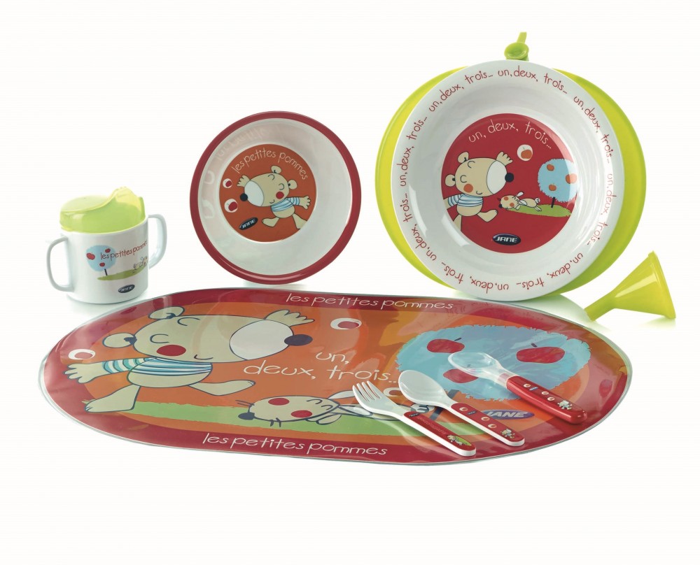babashop.hu - Jané Mikrózható étkészlet 8db-os - Les Pomes