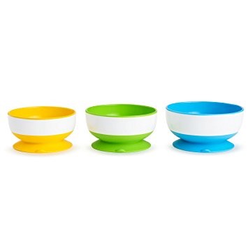 babashop.hu - Munchkin Stay Put™ 3db-os tálka szett csúszásgátló talppal
