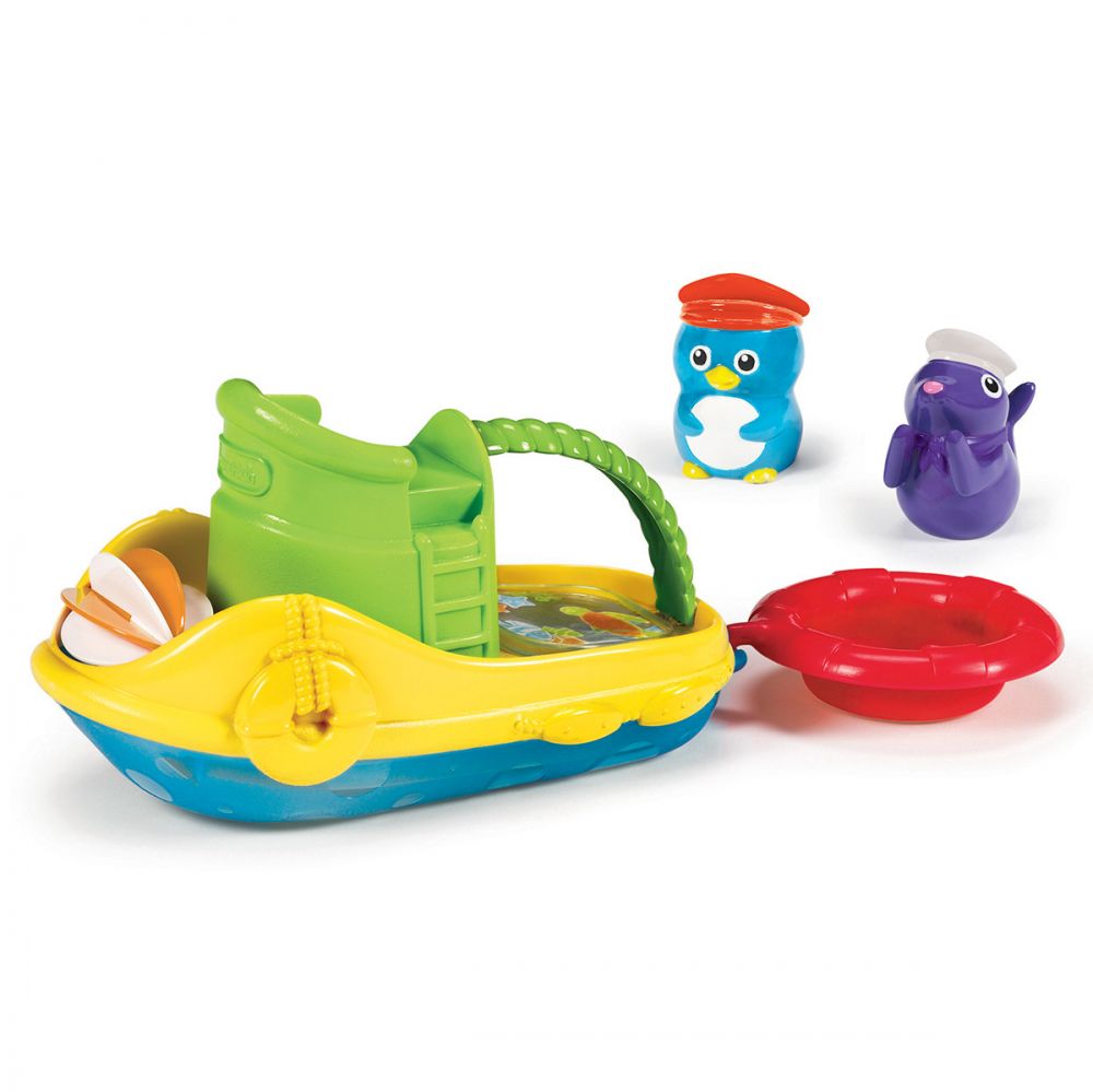 babashop.hu - Munchkin fürdőjáték - Tug Along Boat / Hajós kaland túra