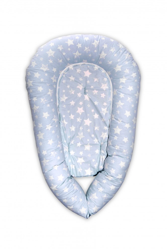babashop.hu - Lorelli 2 az 1-ben babafészek - Blue Stars