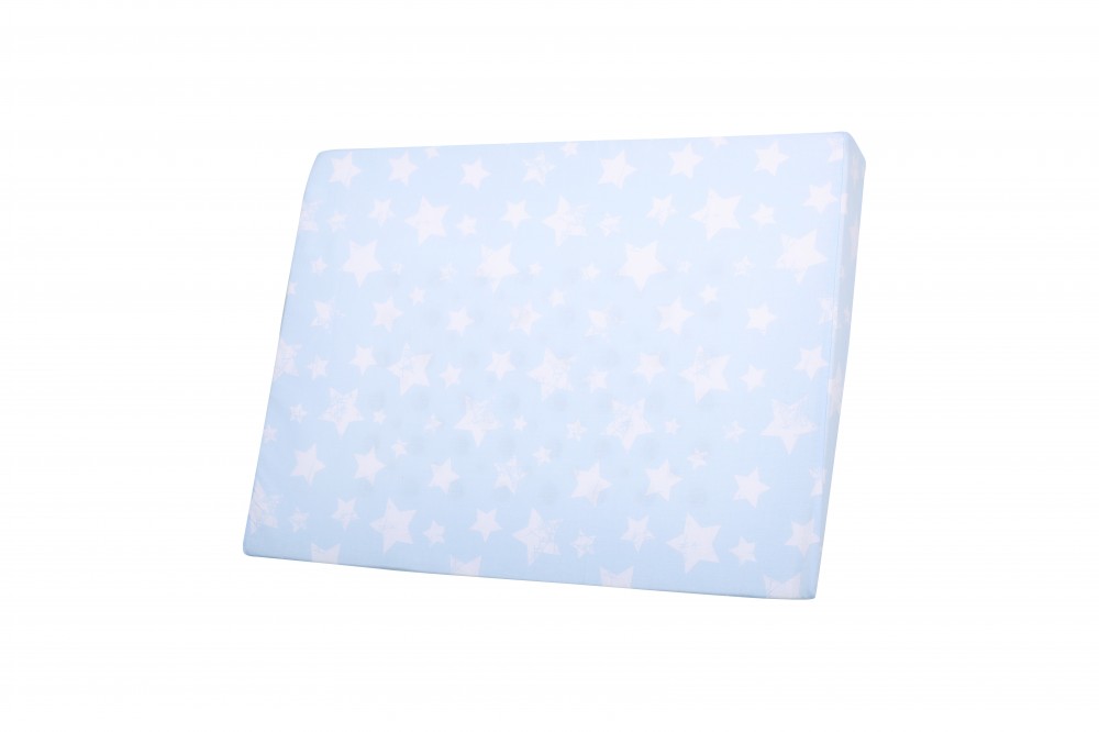 babashop.hu - Lorelli Air comfort légáteresztő párna - Blue Stars (csillagos)