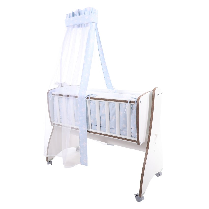 babashop.hu - Lorelli First Dreams ágyneműgarnitúra - Blue Stars
