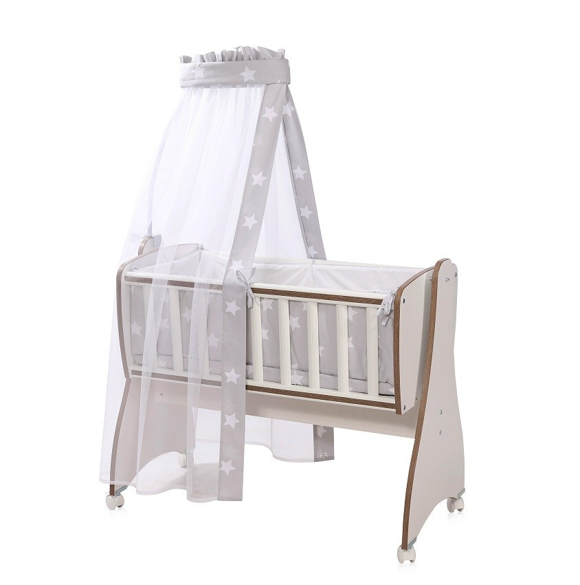 babashop.hu - Lorelli First Dreams ágynemű garnitúra - Gray Stars