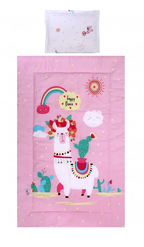 babashop.hu - Lorelli 3 részes ágyneműgarnitúra - Happy Lama