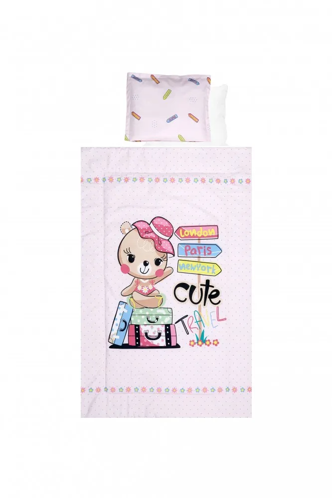 babashop.hu - Lorelli 4 részes ágyneműgarnitúra - Traveling
