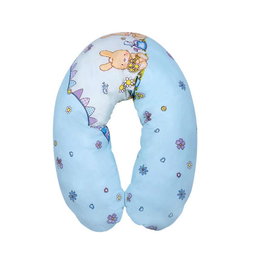 babashop.hu - Lorelli Szoptatós párna - Bunnies Blue / Nyuszis kék